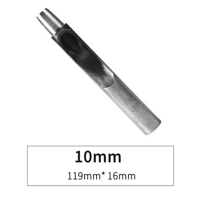 1 gab SPC caurumu caurumošanas sakausējuma instruments tērauda dobās perforators jostas Craft apaļais perforators ādas amatniecības instrumenti 15 izmēra izvēlei