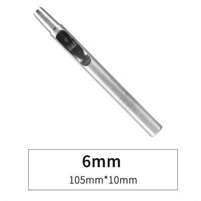 1 gab SPC caurumu caurumošanas sakausējuma instruments tērauda dobās perforators jostas Craft apaļais perforators ādas amatniecības instrumenti 15 izmēra izvēlei