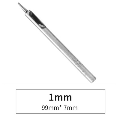 1 gab SPC caurumu caurumošanas sakausējuma instruments tērauda dobās perforators jostas Craft apaļais perforators ādas amatniecības instrumenti 15 izmēra izvēlei