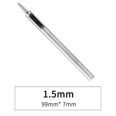 1 gab SPC caurumu caurumošanas sakausējuma instruments tērauda dobās perforators jostas Craft apaļais perforators ādas amatniecības instrumenti 15 izmēra izvēlei