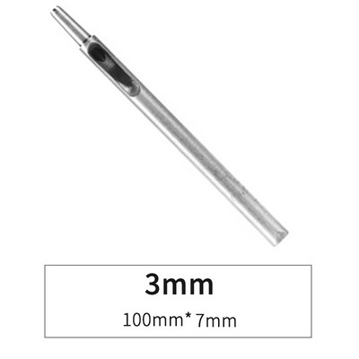 1 gab SPC caurumu caurumošanas sakausējuma instruments tērauda dobās perforators jostas Craft apaļais perforators ādas amatniecības instrumenti 15 izmēra izvēlei