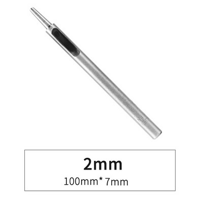 1 gab SPC caurumu caurumošanas sakausējuma instruments tērauda dobās perforators jostas Craft apaļais perforators ādas amatniecības instrumenti 15 izmēra izvēlei