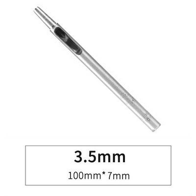 1 gab SPC caurumu caurumošanas sakausējuma instruments tērauda dobās perforators jostas Craft apaļais perforators ādas amatniecības instrumenti 15 izmēra izvēlei