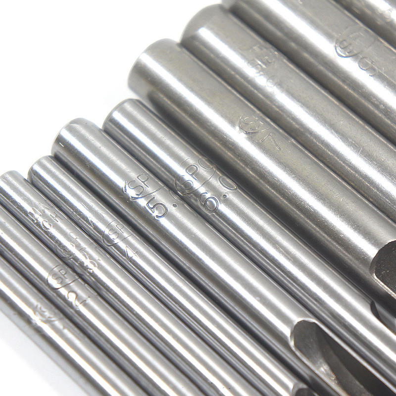 1 gab SPC caurumu caurumošanas sakausējuma instruments tērauda dobās perforators jostas Craft apaļais perforators ādas amatniecības instrumenti 15 izmēra izvēlei