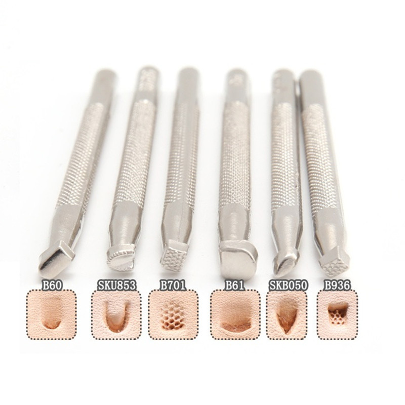 DIY ādas darba seglu izgatavošanas rīki grebšanai ādas amatniecības zīmogi 1 gab štancēšanas reljefa veidne