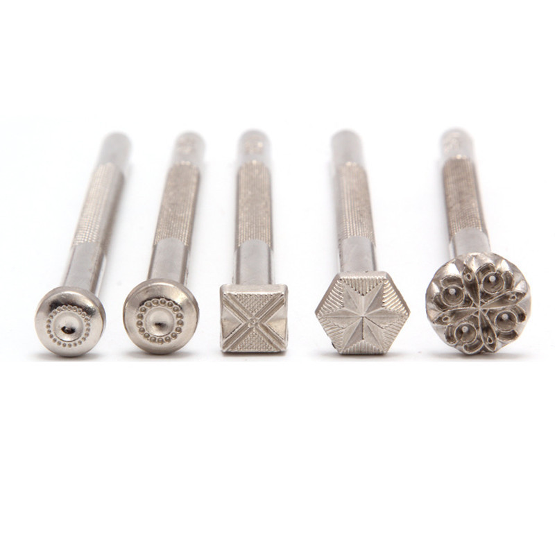 1GAB DIY roku darbs ādas apdrukas rīks Cinka sakausējuma augu miecētas ādas griešanas drukas grebšanas seglu izgatavošanas rīks