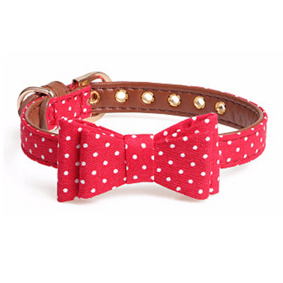 Suņu kaklasiksna ar regulējamu punktveida rakstu mājdzīvnieku kaklasiksna ar metāla sprādzi maziem vidējiem un lieliem suņiem