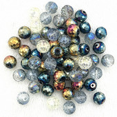 12 mm Austrijas slīpētas augstas kvalitātes kristāla stikls, vaļīgs starplikas, apaļas krelles, bumba rotaslietu izgatavošanai, aproču aksesuāri