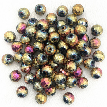 Κρυστάλλινο γυαλί 12 χιλιοστών Αυστρία με όψη υψηλής ποιότητας Loose Spacer Στρογγυλές χάντρες Μπάλα για κοσμήματα κατασκευής Diy αξεσουάρ βραχιολιών