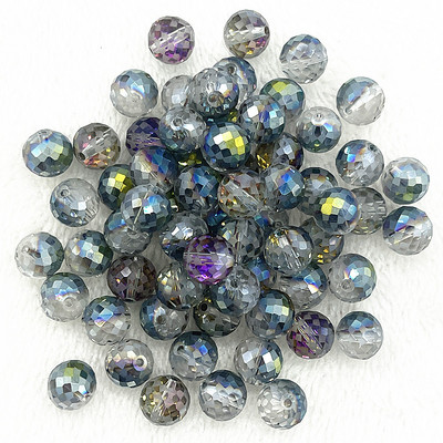 12 mm Austrijas slīpētas augstas kvalitātes kristāla stikls, vaļīgs starplikas, apaļas krelles, bumba rotaslietu izgatavošanai, aproču aksesuāri
