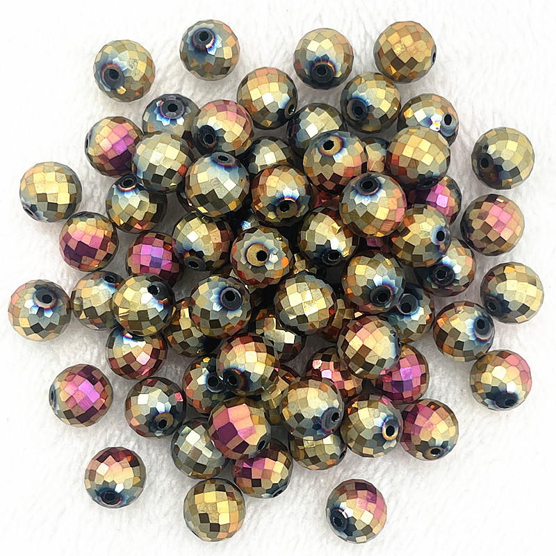 12 mm Austrijas slīpētas augstas kvalitātes kristāla stikls, vaļīgs starplikas, apaļas krelles, bumba rotaslietu izgatavošanai, aproču aksesuāri