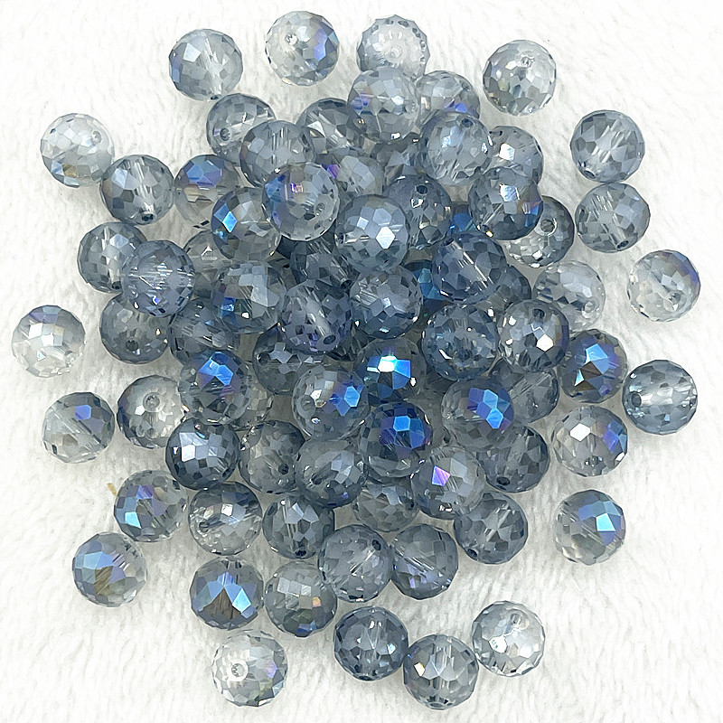 12 mm Austrijas slīpētas augstas kvalitātes kristāla stikls, vaļīgs starplikas, apaļas krelles, bumba rotaslietu izgatavošanai, aproču aksesuāri