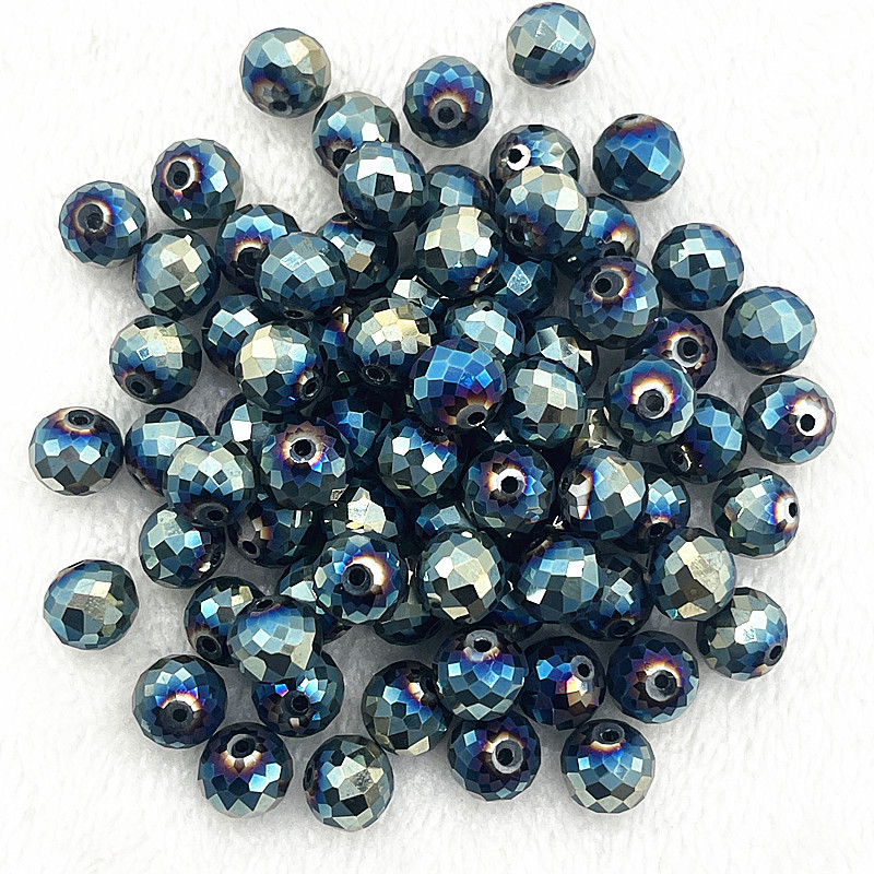 12 mm Austrijas slīpētas augstas kvalitātes kristāla stikls, vaļīgs starplikas, apaļas krelles, bumba rotaslietu izgatavošanai, aproču aksesuāri