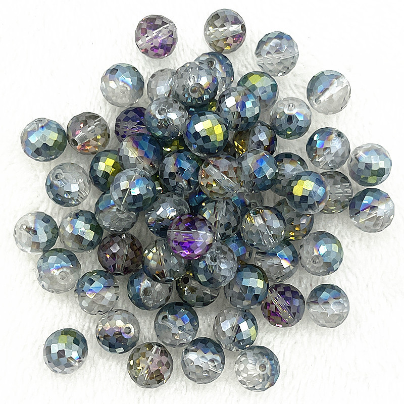 12 mm Austrijas slīpētas augstas kvalitātes kristāla stikls, vaļīgs starplikas, apaļas krelles, bumba rotaslietu izgatavošanai, aproču aksesuāri