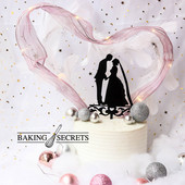 Saderināšanās kūkas dekorēšana Līgavaiņa līgavas kūkas virsma Akrila zelta kāzu ballīšu kūku pildītāji Gaismas straumes DIY Cepšana