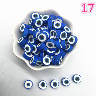 30 τμχ/παρτίδα 10 χιλιοστά Καρδιά/Φρούτα/Λουλούδια Χάντρες Πολυμερικός Πηλός Χαλαρές Χάντρες για Κατασκευή κοσμημάτων Αξεσουάρ χειροποίητων βραχιολιών DIY