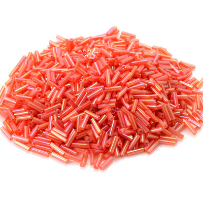 300gab 2x7mm jauktas vairāku krāsu krelles cilindriskas stikla krelles modes rotaslietas izgatavošanai rokassprādzes auskaru kaklarotas aksesuāri