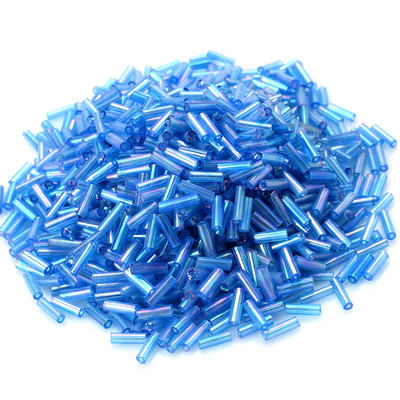 300gab 2x7mm jauktas vairāku krāsu krelles cilindriskas stikla krelles modes rotaslietas izgatavošanai rokassprādzes auskaru kaklarotas aksesuāri