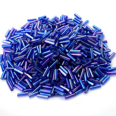 300gab 2x7mm jauktas vairāku krāsu krelles cilindriskas stikla krelles modes rotaslietas izgatavošanai rokassprādzes auskaru kaklarotas aksesuāri