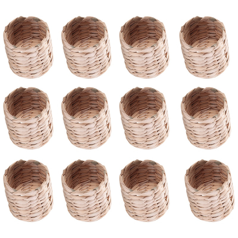 Salvešu gredzeni, ūdens hiacintes salvešu turētāja gredzeni - lauku stila salvešu gredzeni dzimšanas dienas svinībām, vakariņu galda dekorēšanai