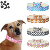 Kvēlojoša ādas kaklasiksna maziem lieliem mājdzīvnieku kaķiem Mirdzoša kaklarota Regulējama kaklasiksna, košļājamā siksna kucēnu mājdzīvnieku produktiem MP0062