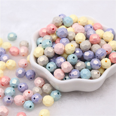 Mazumtirdzniecība DIY krelles Zvaigžņu sirds apaļas ovālas pērļu krelles ar caurumu ABS akrila krelles ar rokām darinātas rotaslietas krelles amatniecības piederumi 10g