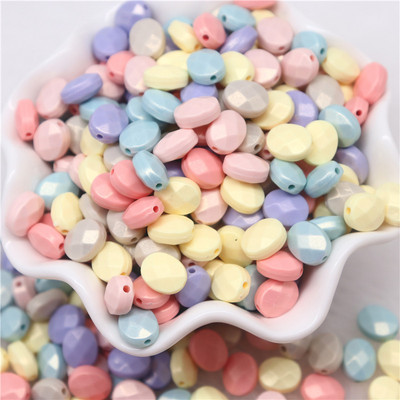 Mazumtirdzniecība DIY krelles Zvaigžņu sirds apaļas ovālas pērļu krelles ar caurumu ABS akrila krelles ar rokām darinātas rotaslietas krelles amatniecības piederumi 10g