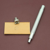 12 gab. Ādas griešanas rīki Dažādas formas Kirsite zīmogu perforatoru komplekts DIY amatniecības drukas rīki, profesionāli iesācējiem