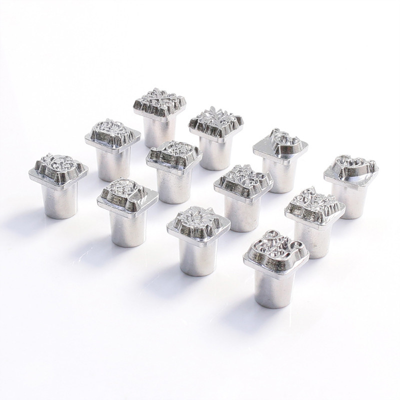 12 τμχ Εργαλεία εκτύπωσης δερμάτινου σφραγίσματος Αστερισμός Ζωδιακό σχέδιο Σφραγίδα από κράμα διάτρητη μεταλλική σφραγίδα σετ για χειροποίητες χειροτεχνίες σκαλίσματος