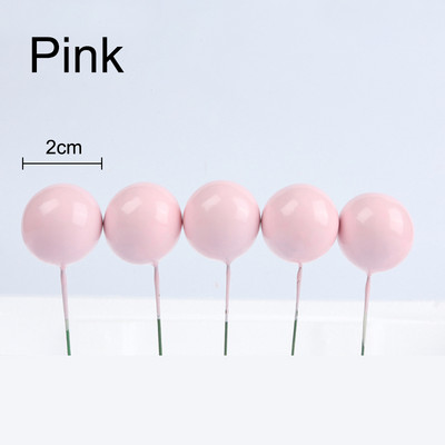 10 gab. Bumbiņu kūku pildītājs Dzimšanas dienas ballīšu piederumi Dekorācijas bērniem Pieaugušo kūkas dekors Zelta zils Rozā kūku kūciņu pildījums