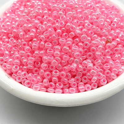 Νέες 15g/παρτίδα 3mm Κρέμα Χάντρες Charm Τσέχικα Γυάλινα Σπόροι Χάντρες DIY Βραχιόλι Κολιέ Χάντρες για κατασκευή κοσμημάτων