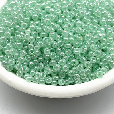 Νέες 15g/παρτίδα 3mm Κρέμα Χάντρες Charm Τσέχικα Γυάλινα Σπόροι Χάντρες DIY Βραχιόλι Κολιέ Χάντρες για κατασκευή κοσμημάτων