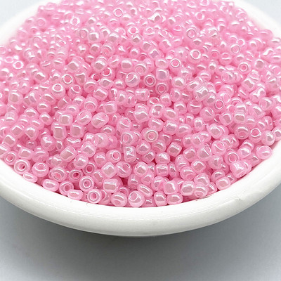 Νέες 15g/παρτίδα 3mm Κρέμα Χάντρες Charm Τσέχικα Γυάλινα Σπόροι Χάντρες DIY Βραχιόλι Κολιέ Χάντρες για κατασκευή κοσμημάτων