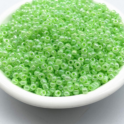 Νέες 15g/παρτίδα 3mm Κρέμα Χάντρες Charm Τσέχικα Γυάλινα Σπόροι Χάντρες DIY Βραχιόλι Κολιέ Χάντρες για κατασκευή κοσμημάτων