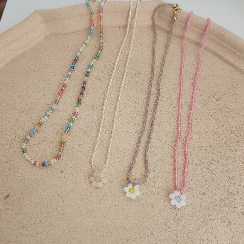 Νέες 15g/παρτίδα 3mm Κρέμα Χάντρες Charm Τσέχικα Γυάλινα Σπόροι Χάντρες DIY Βραχιόλι Κολιέ Χάντρες για κατασκευή κοσμημάτων