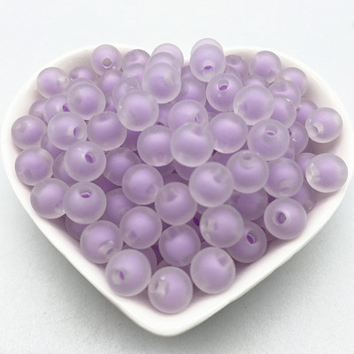 Jaunas 8mm.10mm 12mm caurspīdīgas iekšējās krāsas akrila krelles, brīvas starplikas krelles rotaslietu izgatavošanai, DIY apģērbu aksesuāri