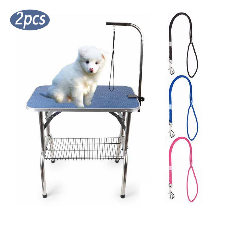 2 gab. Izturīga suņu siksna Neilona Mājdzīvnieki Cilpas cilpas slēdzenes virve Regulējami Suņu kopšanas galds Stropu ierobežošanas virves vannas galdiem