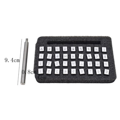 Ādas darba seglu izgatavošanas instrumenti Ādas griešanai amatniecības zīmogi Ādas amatniecības štancēšanas masīva metāla apdrukas rīks