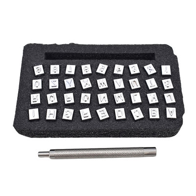 Ādas darba seglu izgatavošanas instrumenti Ādas griešanai amatniecības zīmogi Ādas amatniecības štancēšanas masīva metāla apdrukas rīks