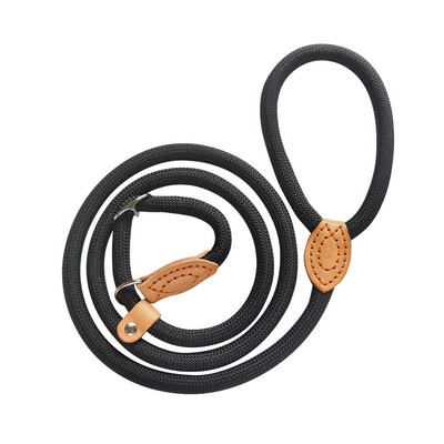 Suņu siksna neilona suņiem pavada pavada regulējama iejūga Izturīga virves jostas cilpa kaklasiksnas drošības pastaigu apmācība vidēji lieliem suņiem