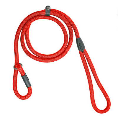 Suņu siksna neilona suņiem pavada pavada regulējama iejūga Izturīga virves jostas cilpa kaklasiksnas drošības pastaigu apmācība vidēji lieliem suņiem