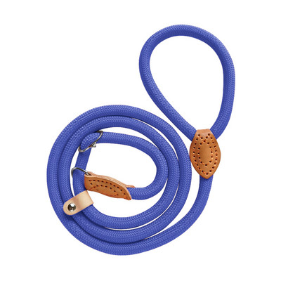 Suņu siksna neilona suņiem pavada pavada regulējama iejūga Izturīga virves jostas cilpa kaklasiksnas drošības pastaigu apmācība vidēji lieliem suņiem