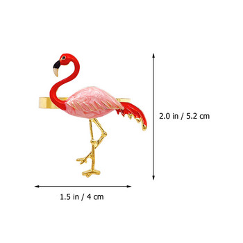 6 бр. Рождество Христово Декор Сервиетни катарами Хавайски подарък Държач за пръстени за салфетки Червени пръстени Сервиетни пръстени Гланцова катарама за салфетки фламинго