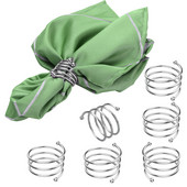 Izturīgs galda dekorācijas salvešu turētājs bāram restorānam, ballītei vakariņām, salvešu gredzens Rietumu vakariņu dvieļu sprādzei