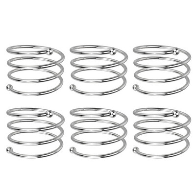 Izturīgs galda dekorācijas salvešu turētājs bāram restorānam, ballītei vakariņām, salvešu gredzens Rietumu vakariņu dvieļu sprādzei