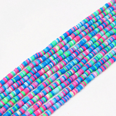 Polimēru māla krelles, 4-6 mm