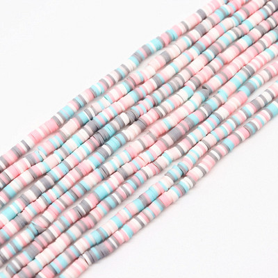 Polimēru māla krelles, 4-6 mm