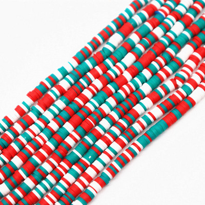 Polimēru māla krelles, 4-6 mm