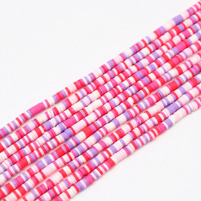 Polimēru māla krelles, 4-6 mm