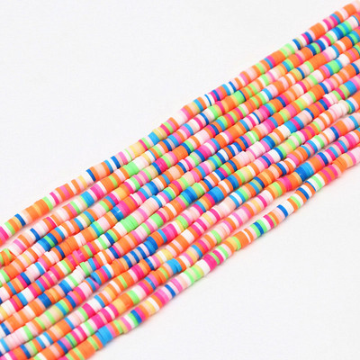 Polimēru māla krelles, 4-6 mm